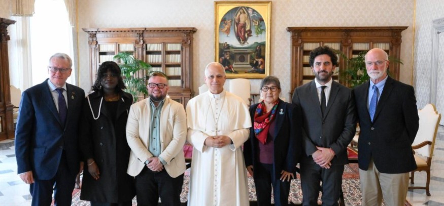 SREČANJE VODSTVA ORGANIZACIJE ECA Global S PAPEŽEM LEONOM XIV.